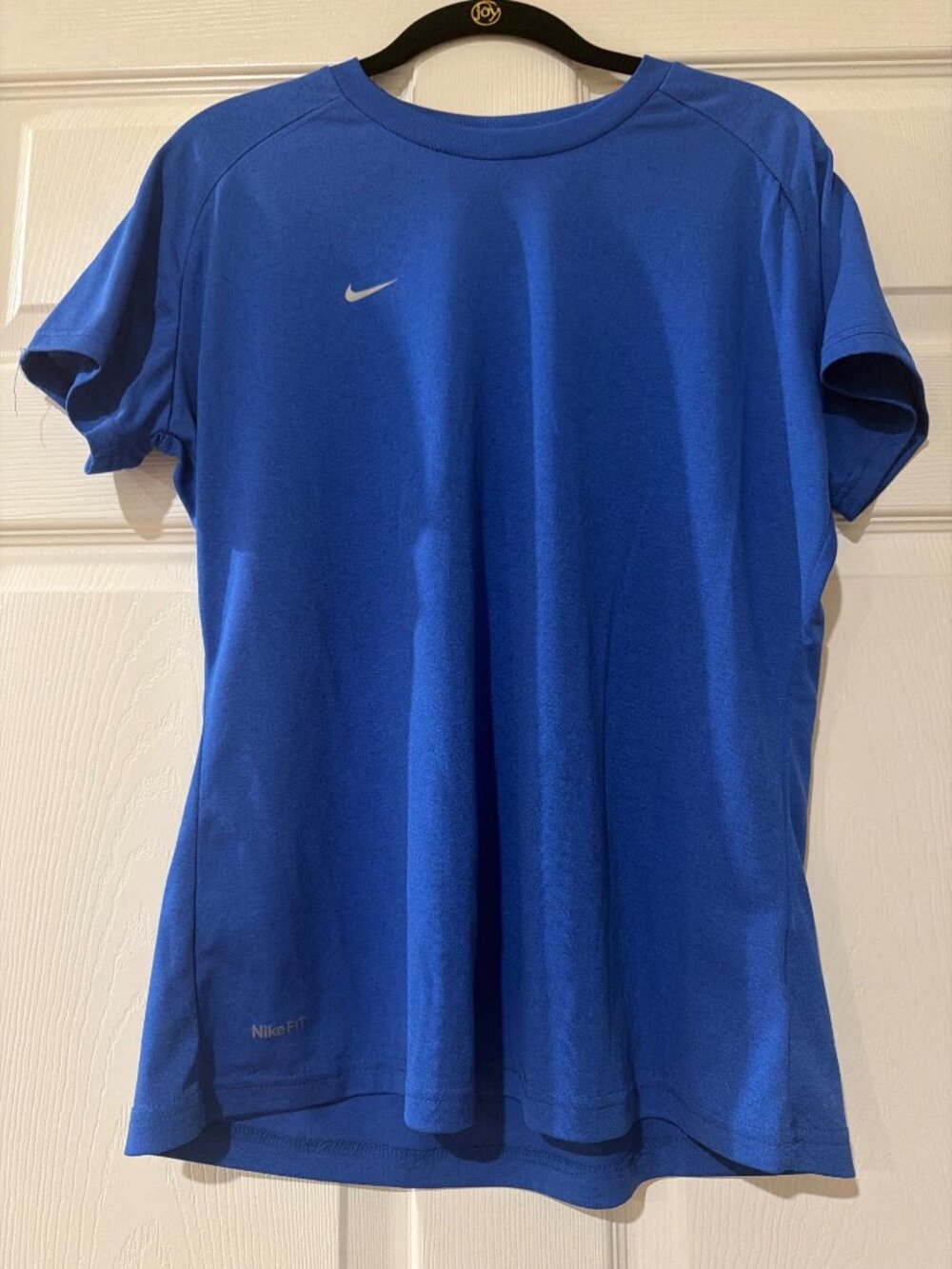 Nike Team Womens Blue Fit Dry T-Shirt XL Lightweight Polyester Activewear